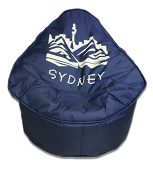 Pouf Puff Puff Poltrona Sacco Serigrafato